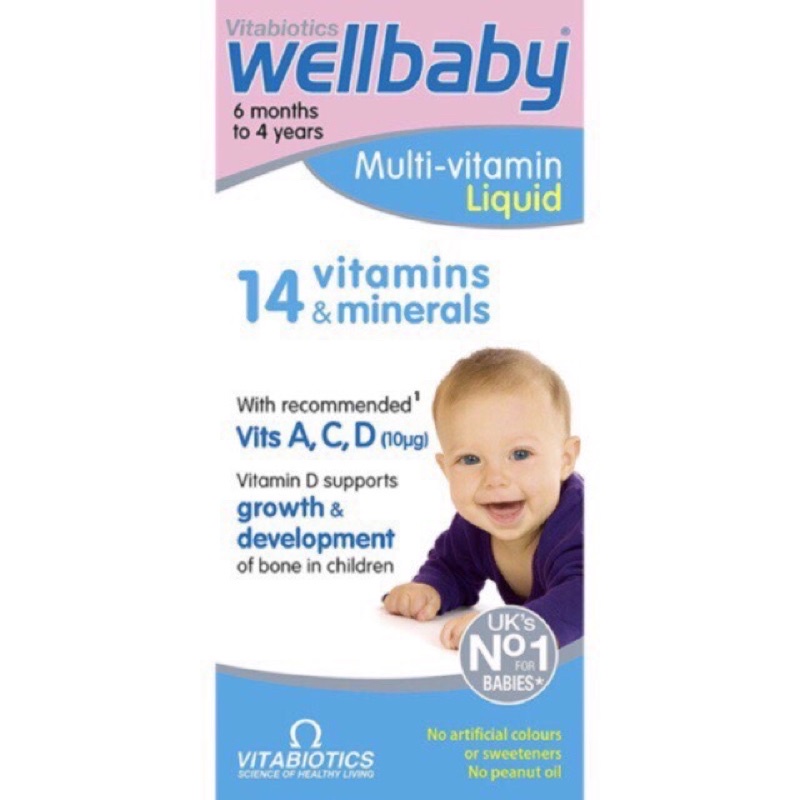 [5/2024]Tăng đề kháng WELLBABY Vitabiotics UK