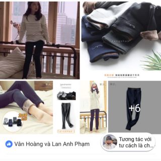 Quần legging nữ lót lông