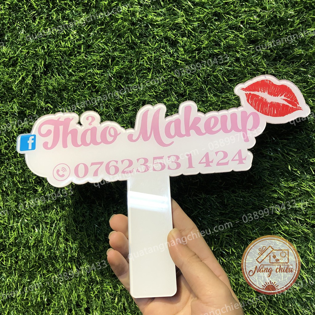 Hastag cầm tay , đạo cụ chụp ảnh cho tiệm thẩm mỹ, quán nail, mi_ Free thiết kế theo mẫu sẵn có