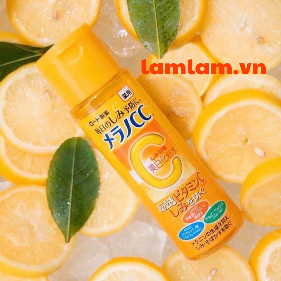 Nước hoa hồng Vitamin C - Rohto Melano CC Anti-Spot White Lotion 170ml