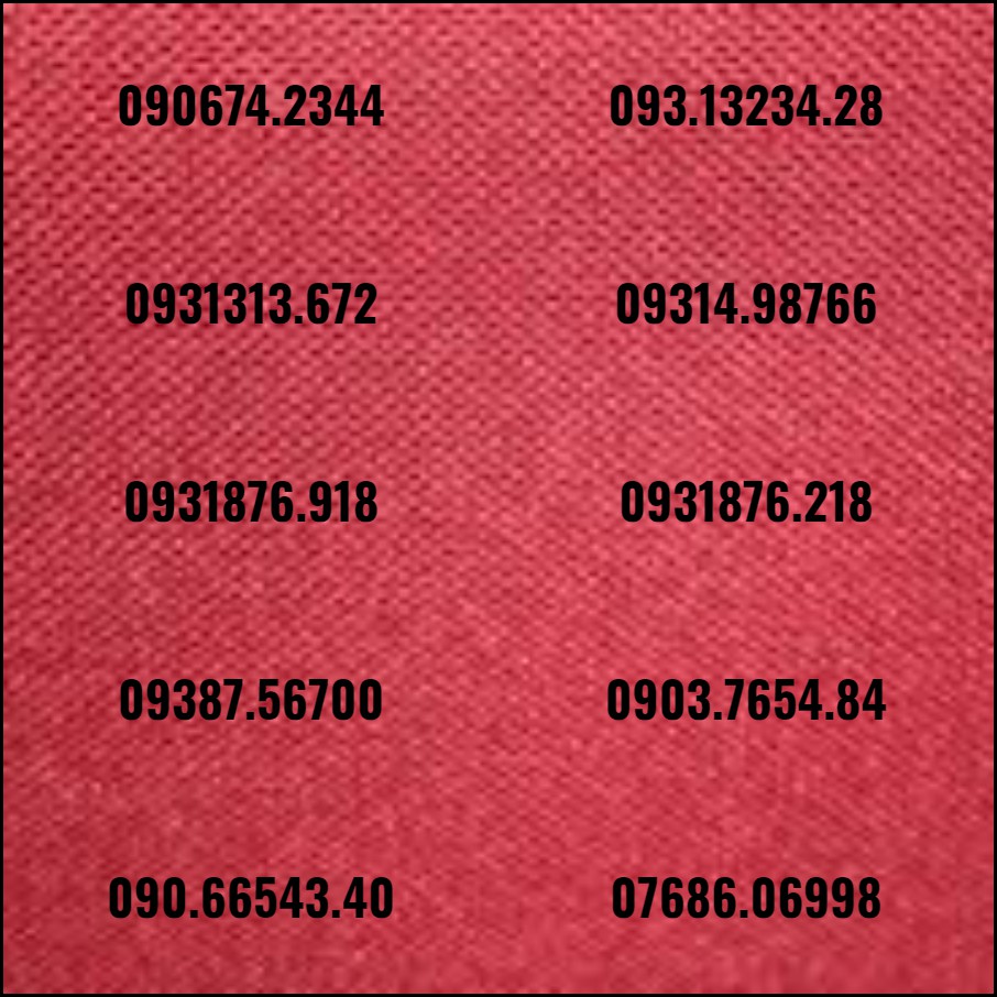 Sim đẹp phong thủy