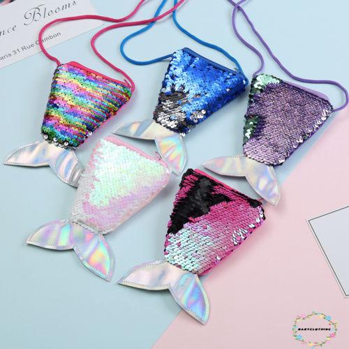 Ví đựng tiền xu đính sequin lấp lánh dễ thương dành cho nữ