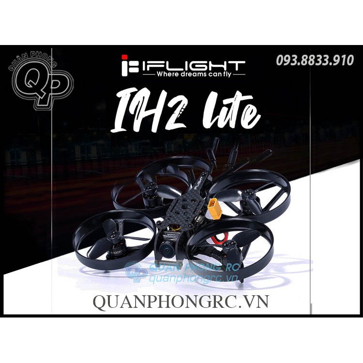 Máy bay điểu khiển từ xa iFlight iH2 Lite 2 Inch FPV Racing Drone - BNF (không pin và RX)