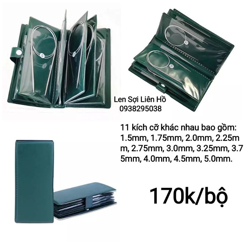 Bộ kim đan vòng 11 size