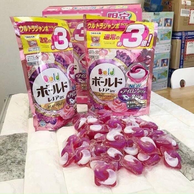Viên Giặt, Nước Giặt Xả Gelball 3D Nhật Bản