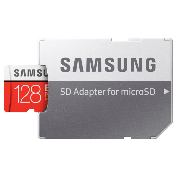 Thẻ nhớ MicroSDXC Samsung Evo Plus 128GB U3 4K R100MB/s W90MB/s - model 2017 (Đỏ) + Kèm Adapter