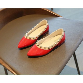 Giày búp bê màu đỏ xinh xắn cho bé sale #149k