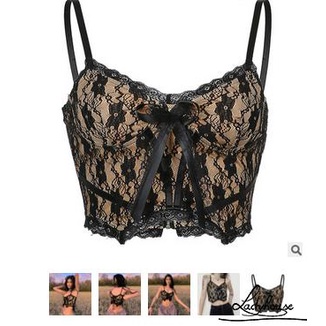 Áo Hai Dây Phối Ren Hoa Thời Trang Mùa Hè Cho Nữ