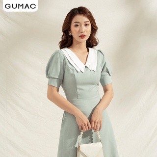 Đầm cổ peter 2 lớp DA1162 GUMAC