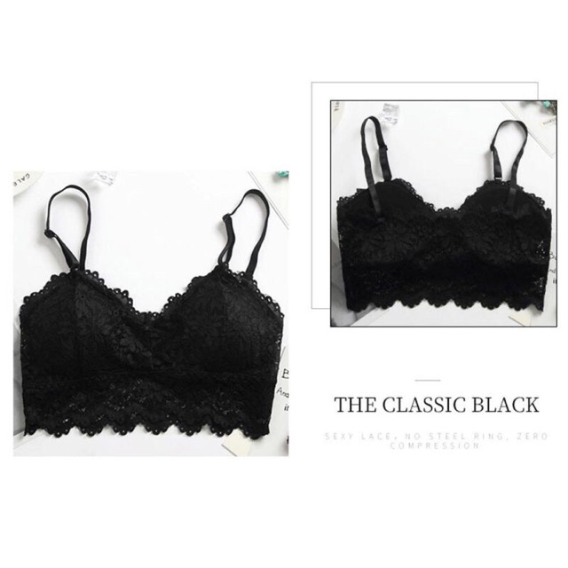 Áo Bra Ren Hoa Siêu Đẹp Free Size 343