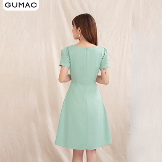Đầm rã kiểu tay xếp GUMAC DA1060
