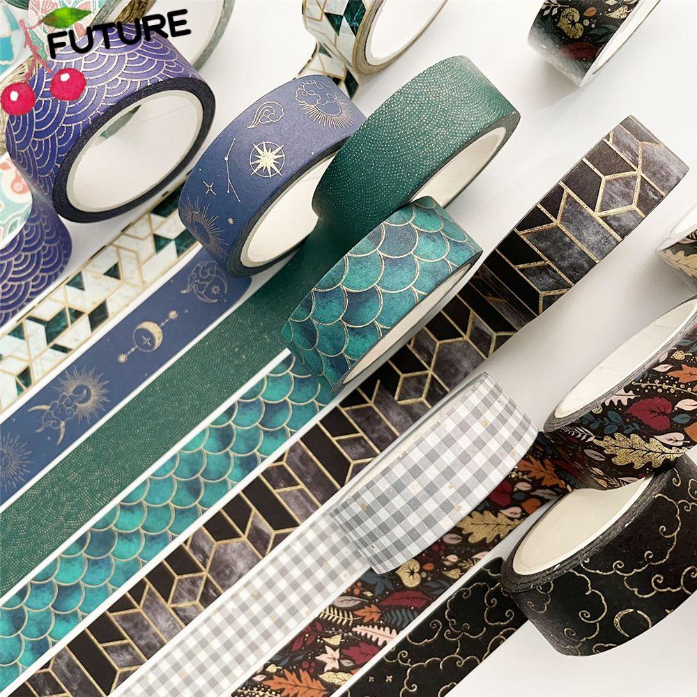 Băng Keo Washi Dán Trang Trí Sổ Lưu Niệm Phong Cách Retro Vintage