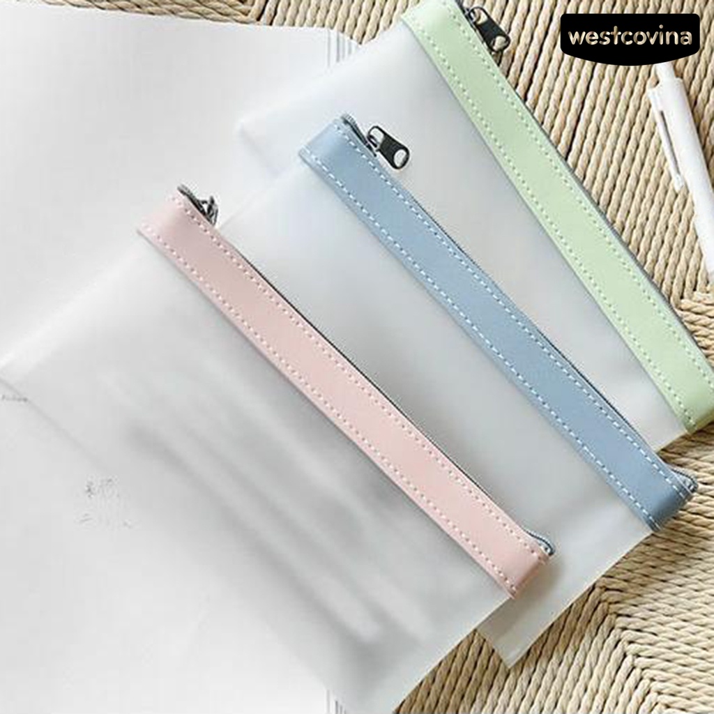 [Hot]✍Túi Đựng Bút Bằng TPU Trong Suốt Đa Năng Tiện Dụng