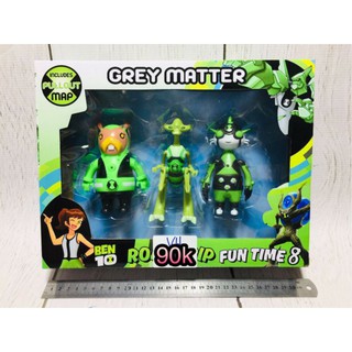 Mô hình đồ chơi 3 nhân vật Ben 10