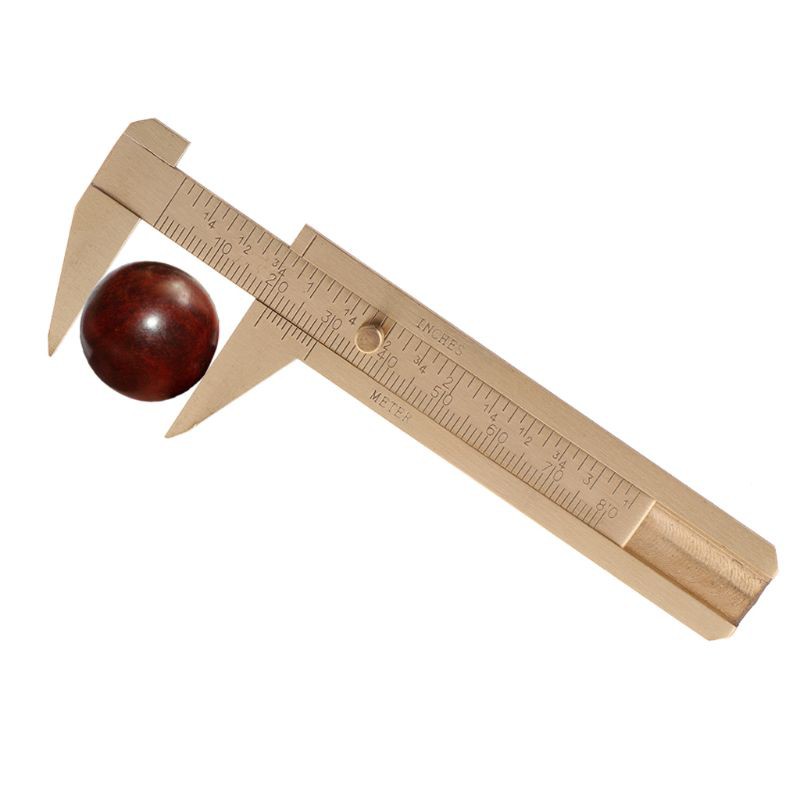 Thước Cặp Cơ Khí Mini Bằng Đồng Thau 80mm / 3.25in