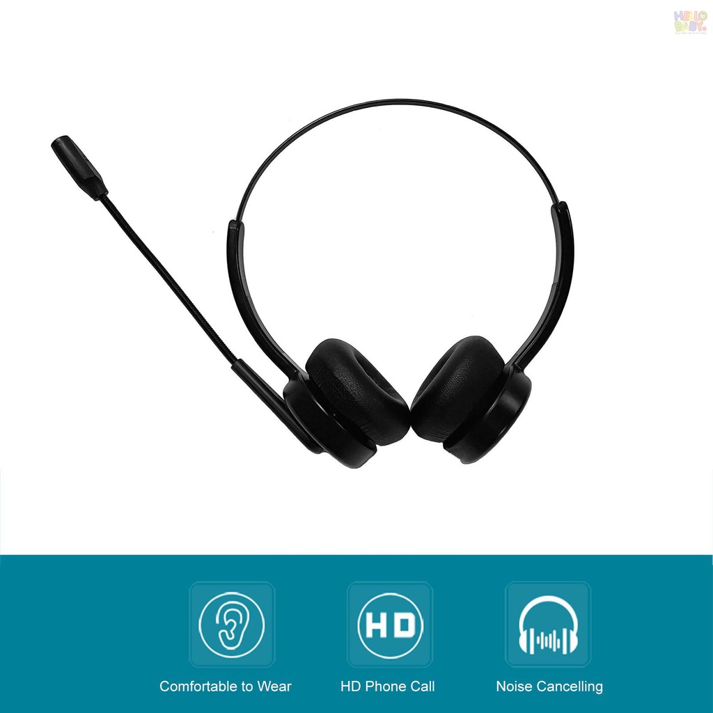 Wireless Bluetooth 5.2 Headphones On Ear Headset with Mic Lightweight Portable Headphone Adjustable Headband Supports Phone Call & Music