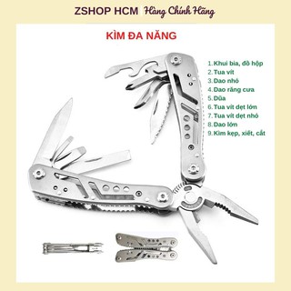 Kìm [FREESHIP] Kìm Đa Năng Nhiều Đầu Mở, Dụng Cụ Sửa Chữa Kích Thước Nhỏ Gọn