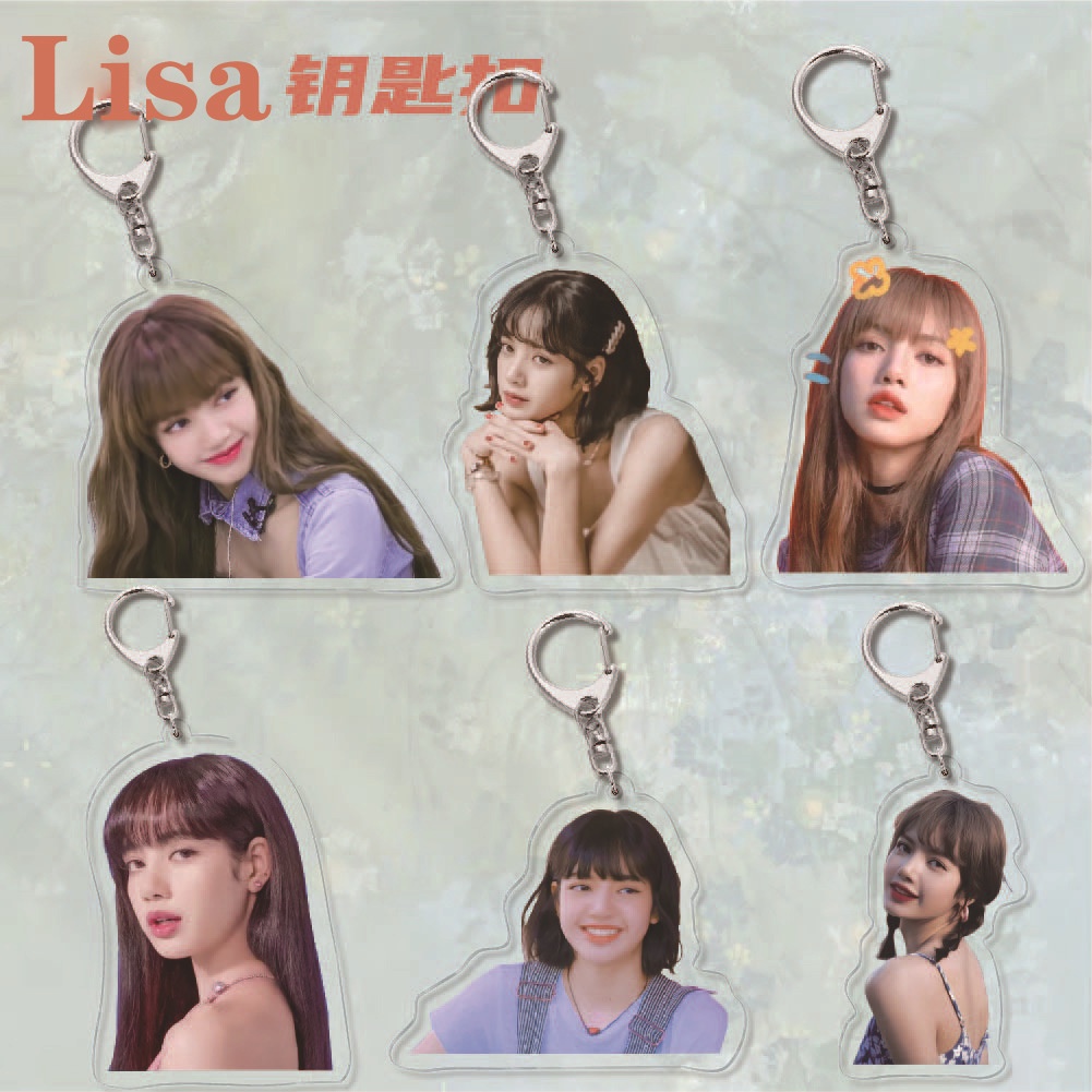 Móc Khóa acrylic Hình blackpink lisa