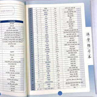 Sách Tập viết chữ hán