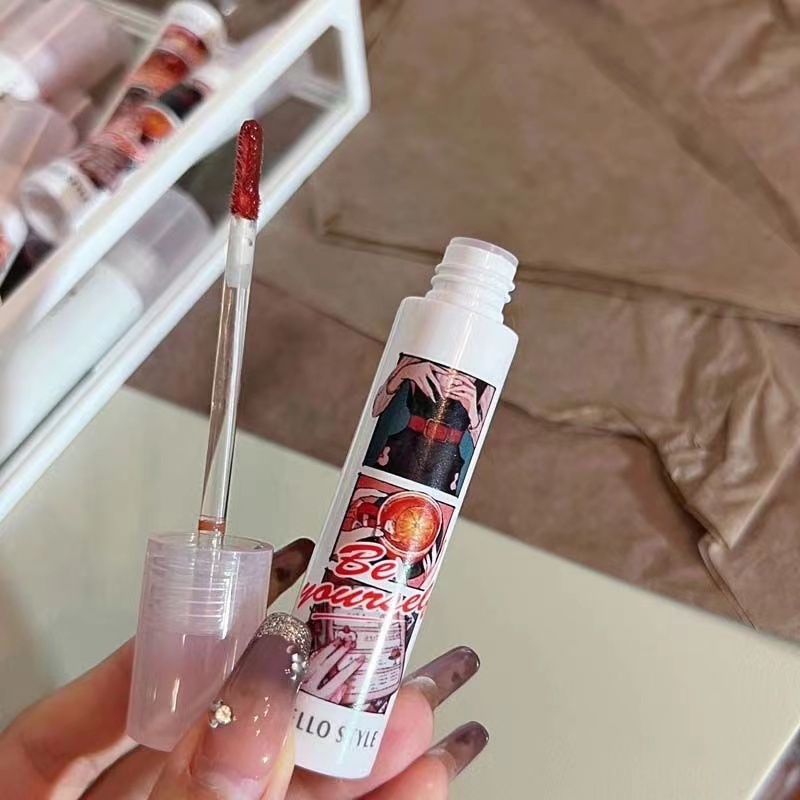 Abpopa HELLOW Phong Cách® Son Dưỡng Môi Giúp Môi Căng Mọng Và Chống Nếp Nhăn