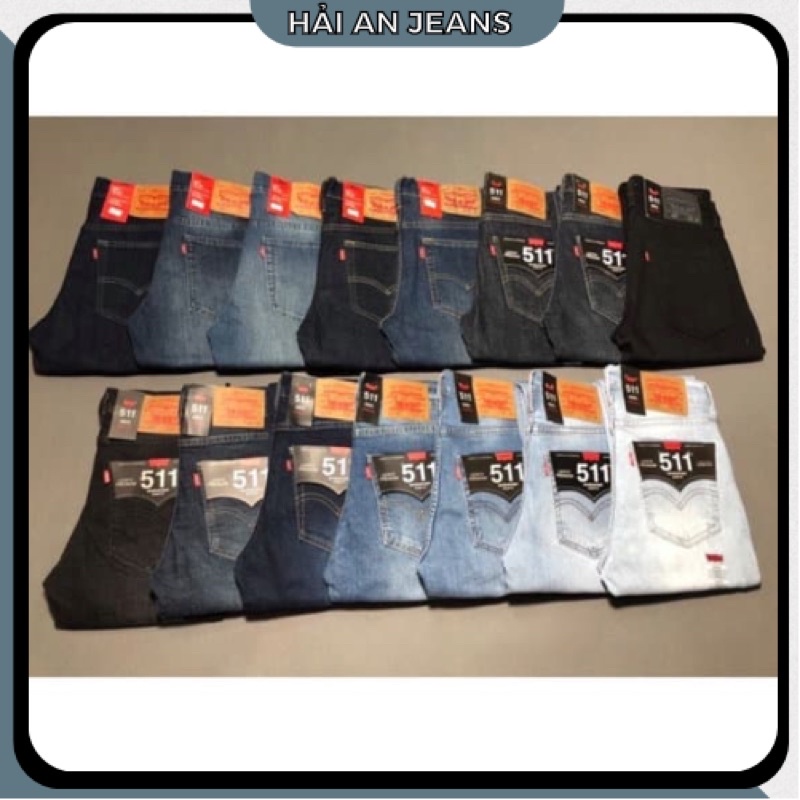 [RẺ VÔ ĐỊCH] - Quần jean nam VNXK LEVIS | Quần bò nam cao cấp nhiều màu