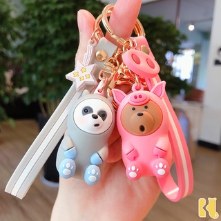 Móc khoá hình We Bare Bear đáng yêu