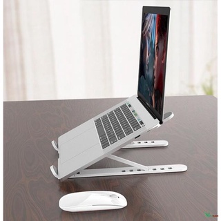 Mua Giá đỡ Laptop - giá kê Laptop MacBook bằng nhựa có thể gấp gọn và điều chỉnh độ cao theo nhu cầu Laptop Stand -dc4433