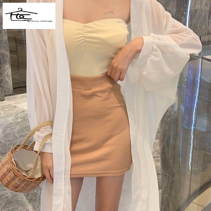 Áo Khoác Cardigan Chống Nắng Dáng Rộng Tay Phồng Vải Voan Thời Trang Mùa Hè Hàng Mới~2022