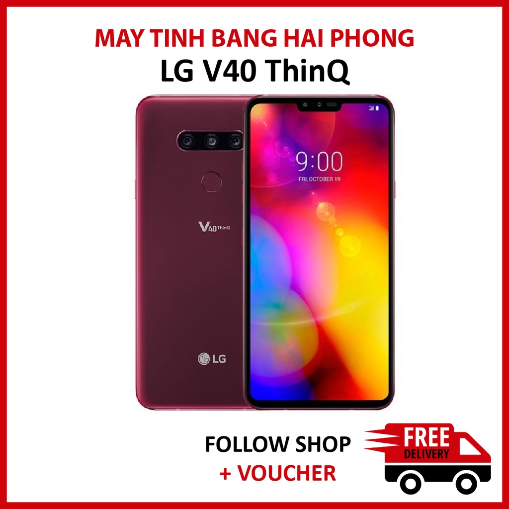 Điện thoại LG V40 (Fullbox) 6GB RAM chip Snap 845 cấu hình khủng