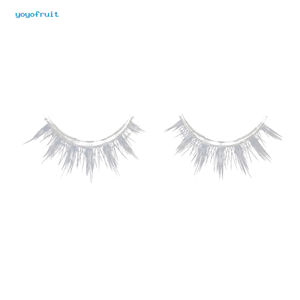 Đồ Chơi yoyo Chất Lượng Cao✡️Lông Mi Giả Màu Trắng Dài Và Dày Tự Nhiên Trong Suốt Dùng Hóa Trang