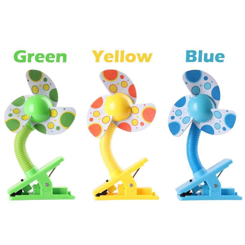 PISTA Quạt Kẹp Xe Đẩy Em Bé Chạy Pin / USB