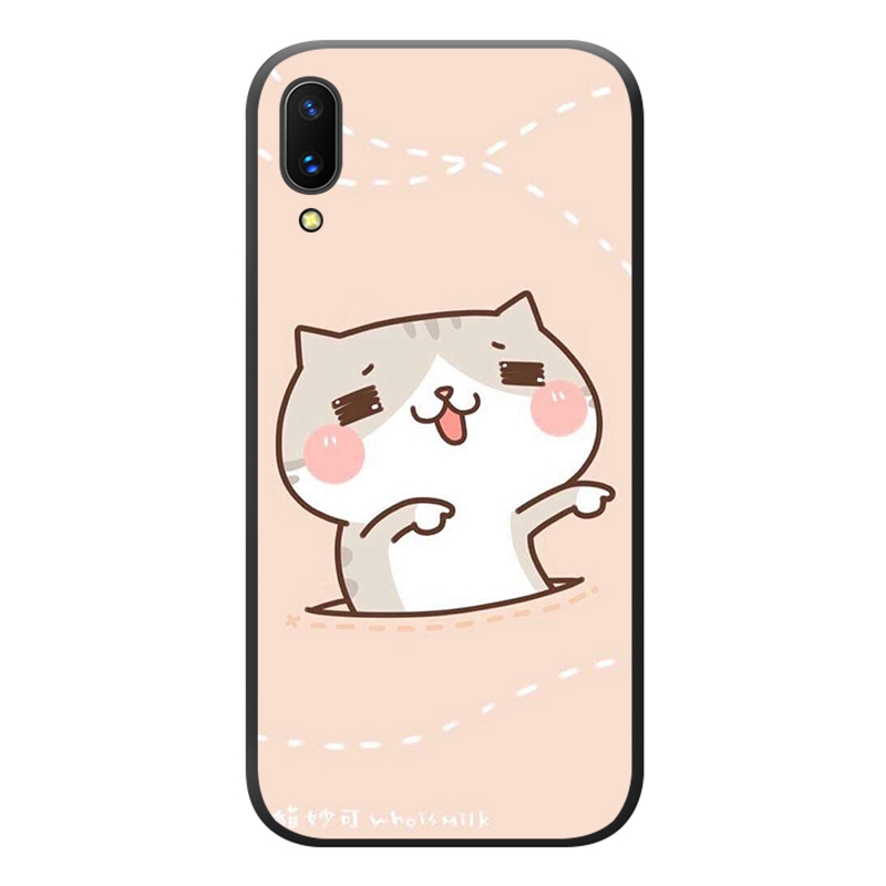 S127 Molang Cartoon dog cat Vivo Y11 Y11S Y12 Y15 Y17 Y19 Y5S Y53 Y55 Y69 Y71 Y81 Y91C Y93 Y95 Y20 Y30 Y50 Y70 Soft Phone Case