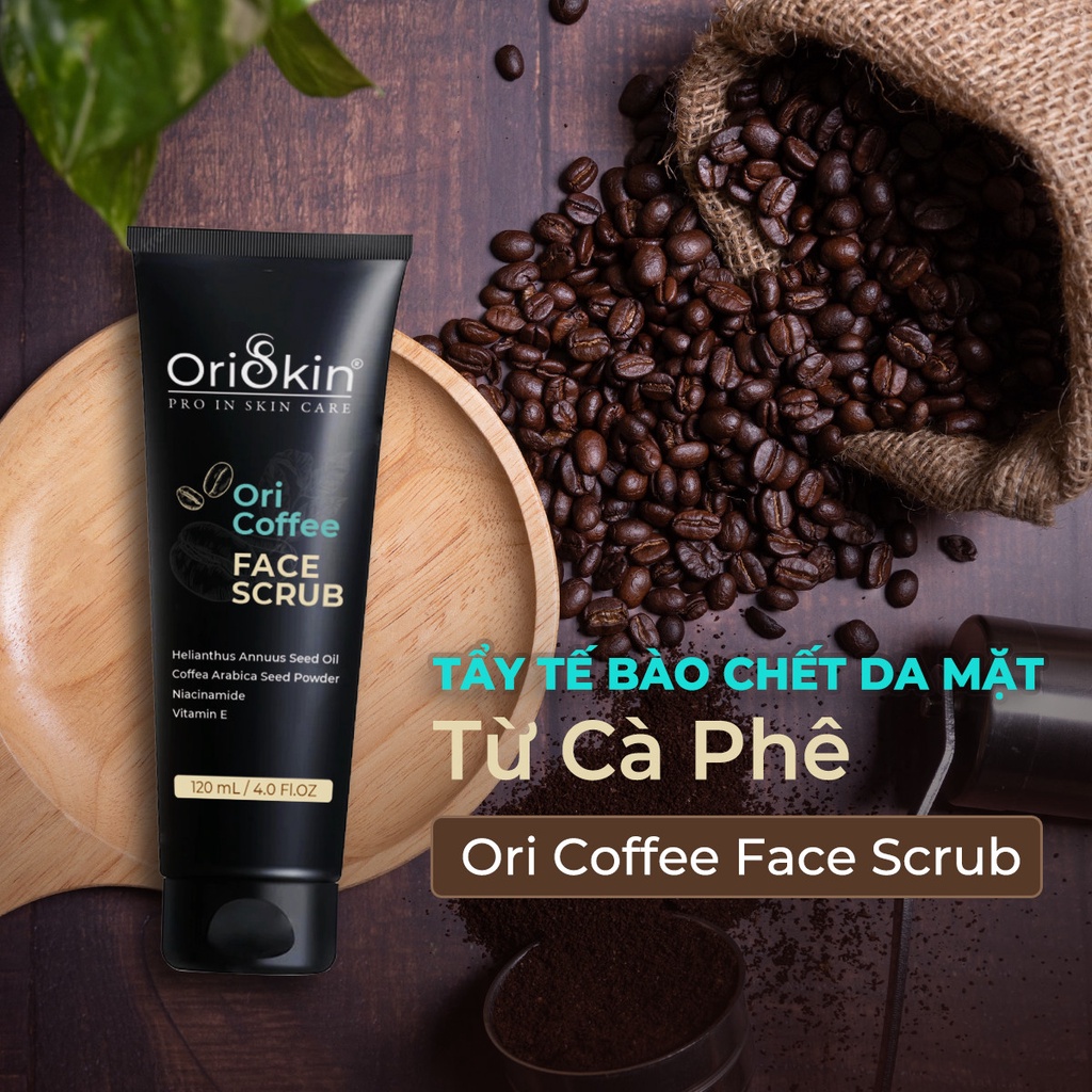 Tẩy Tế Bào Chết Cà Phê Cho Da Mặt Ori Coffee Face Scrub 120ml