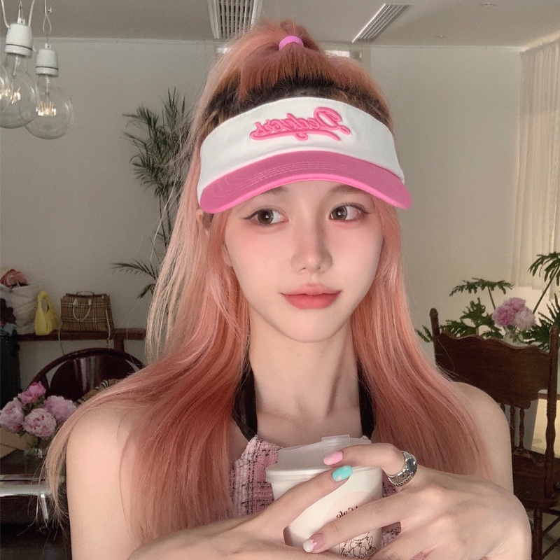 Nón Lưỡi Trai Nửa Đầu Thêu Chữ Thời Trang Hàn Quốc