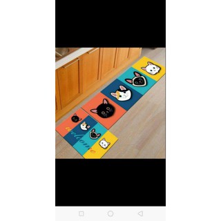 Bộ 2 thảm trải nhà bếp ( kt: 120*40 , 60*40)