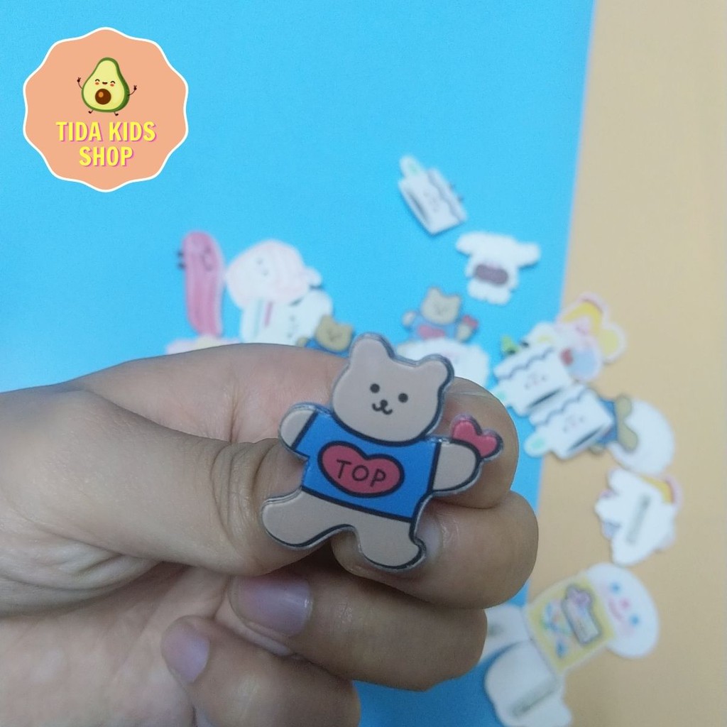 Pin Cài BALO Xinh - Huy Hiệu Cài ÁO QUẦN Nhiều Hình Xinh Xắn - TiDa Kids Shop Giá Tốt