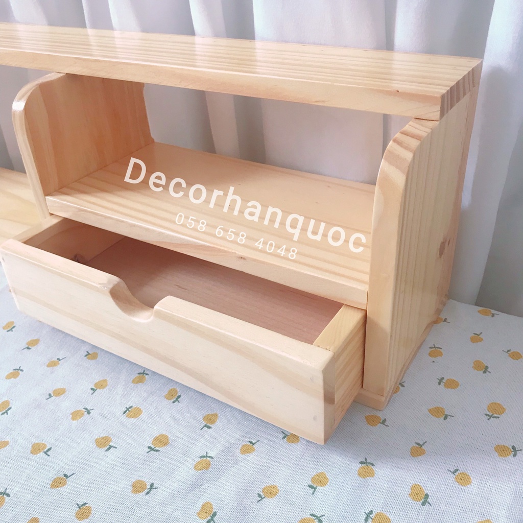 [NOWSHIP] Kệ gỗ để bàn - Kệ gỗ treo tường - Gỗ thông nhập khẩu cao cấp | BigBuy360 - bigbuy360.vn
