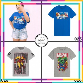 Áo thun hình marvel chính hãng mv022 - mv028, 100% made in thailand