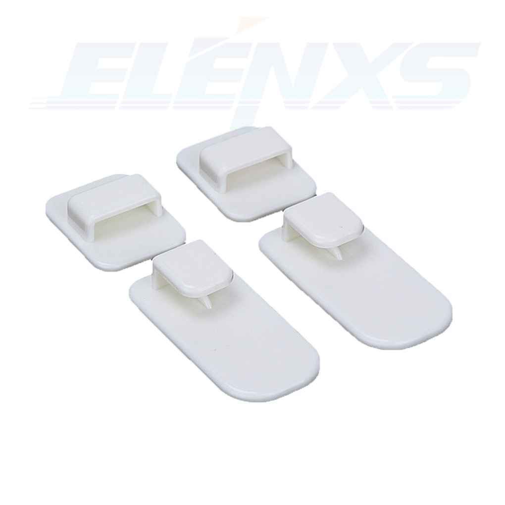 Set 2 cặp móc nhựa dán tường treo điều khiển từ xa tiện dụng