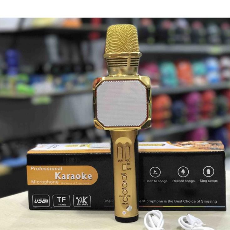 Micro Karaoke Bluetooth SD-10, Mic Kèm Loa Mini Không Dây, Bắt Giong Tốt Nhỏ Gọn, Giá Rẻ