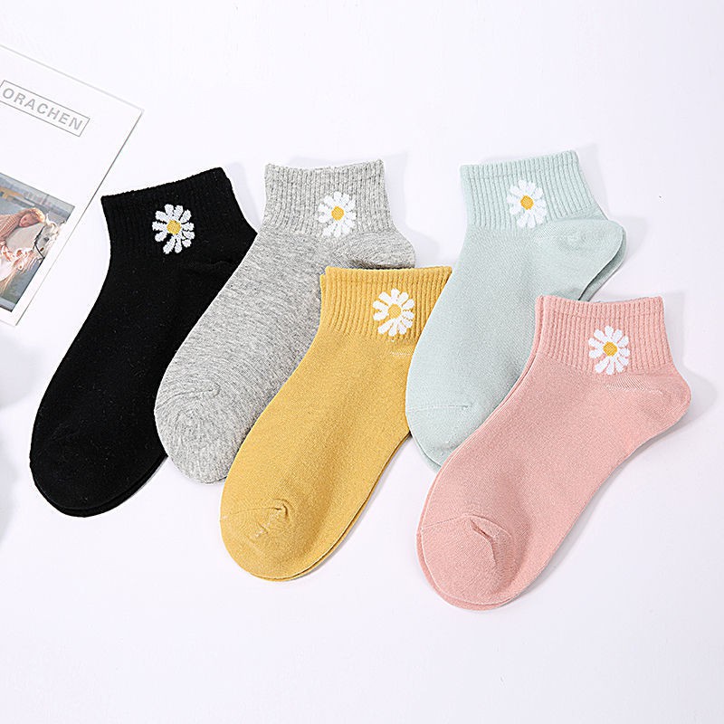 Combo 10 Vớ Tất hoa cúc Hot Trend 2020 ( Khử Mùi , Thấm Mồ Hôi , Thoáng Khí )