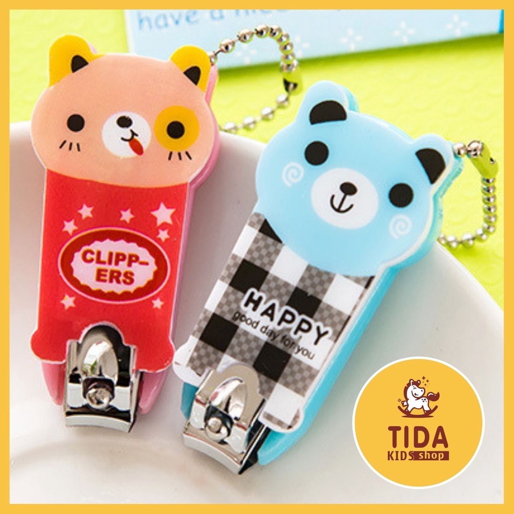 Móc Khóa Cắt Móng Tay ⚡ HÀNG ĐẸP ⚡ Móc Chìa Khóa Bấm Móng Cho Trẻ, Đồ Gia Dụng TiDa Kids Shop