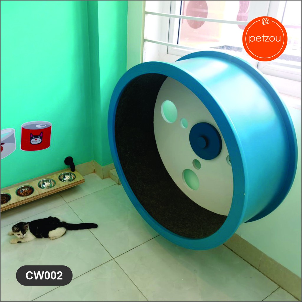 Bánh xe chạy bộ cho mèo Catwheel CW002 - Nội Thất Thú Cưng Petzou