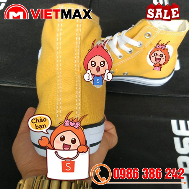 SALE Giày Thể Thao Classic Vàng Tươi Classic Cổ Cao Nam Nữ | BigBuy360 - bigbuy360.vn