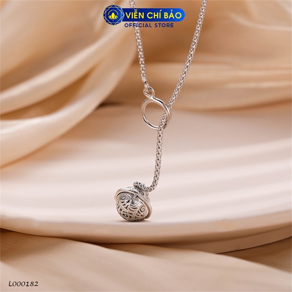 Lắc tay bạc nữ chuông chất liệu bạc Ý 925 thời trang phụ kiện trang sức nữ Viễn Chí Bảo L000182