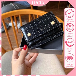 Ví nữ mini ví ngắn cầm tay nhiều ngăn sang trọng cao cấp fullbox ảnh thật LUCIA STORE TXN33