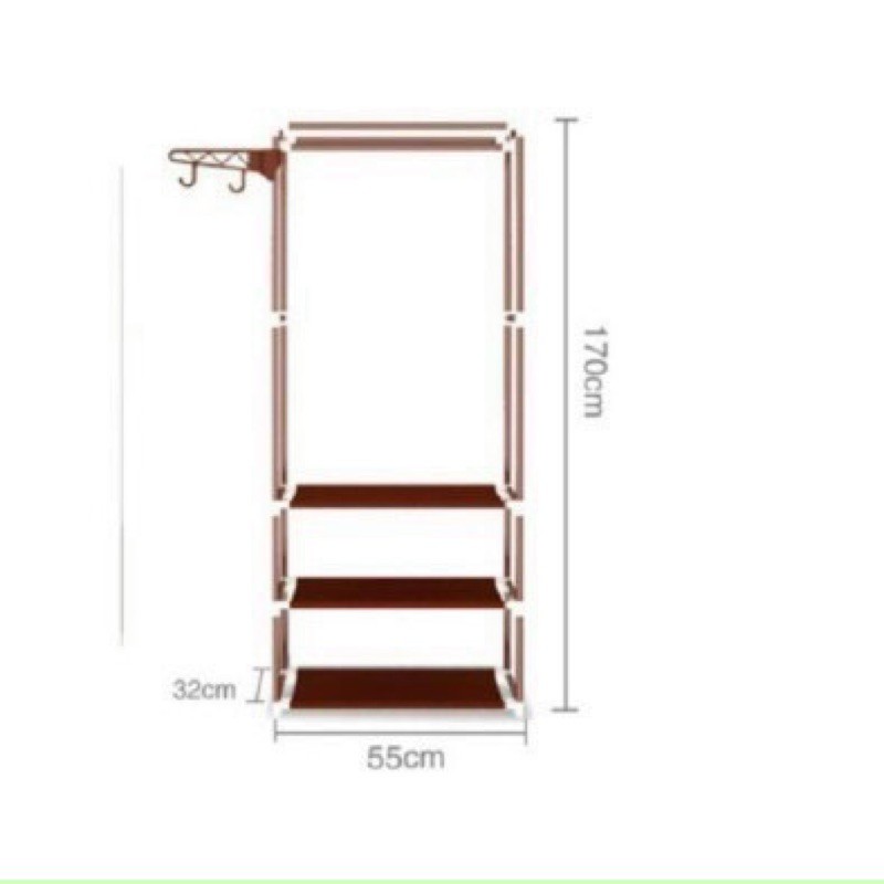 Kệ chữ H để đồ đa năng{Kích thước: 160*65*35cm}