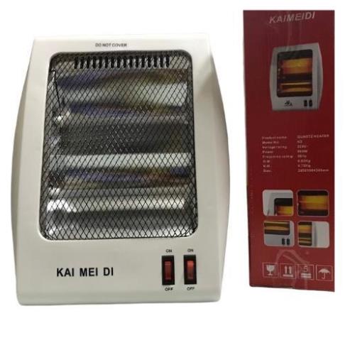 [SỈ- RẺ] Đèn Sưởi 2 Bóng Kaimeidi Hàng Nội Địa- 800W- Quạt Sưởi Halogen Siêu Bền Tiết Kiệm Điện Gấp 2 Lần