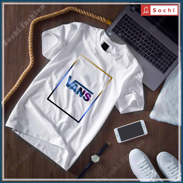 Áo thun nam tay ngắn hàng hiệu chất phông cotton phong cách in hình mã CZ24