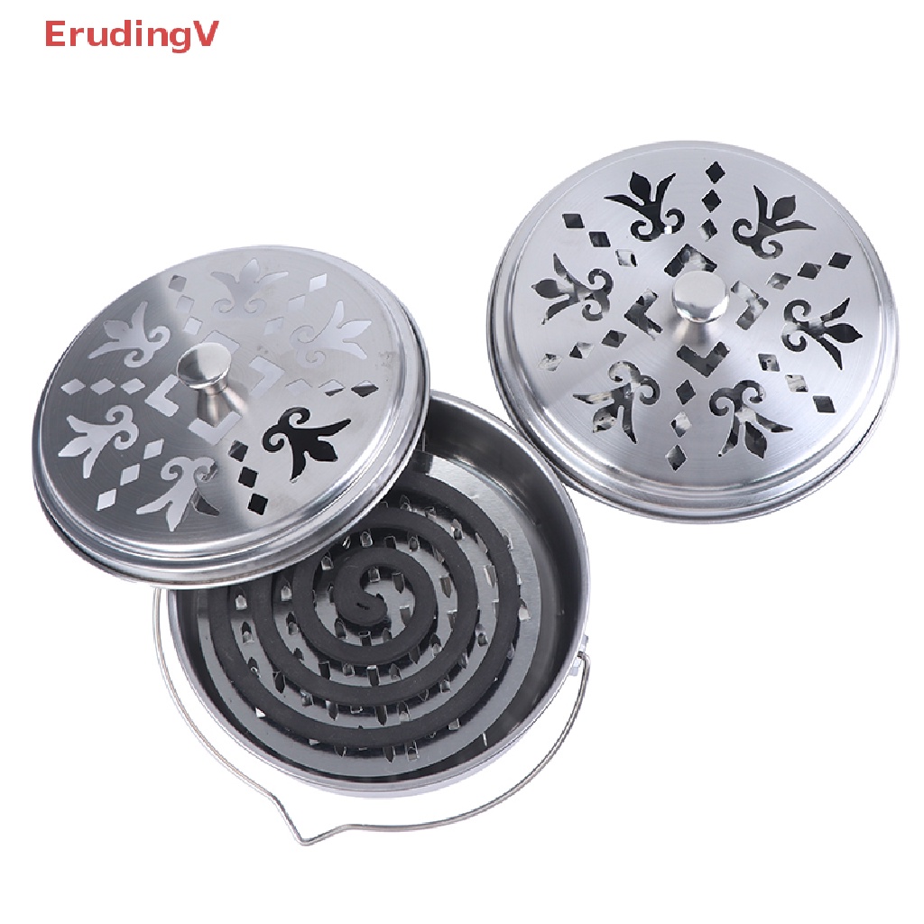 Hộp Đựng Nhang Muỗi Chống Cháy Bằng Thép Không Gỉ